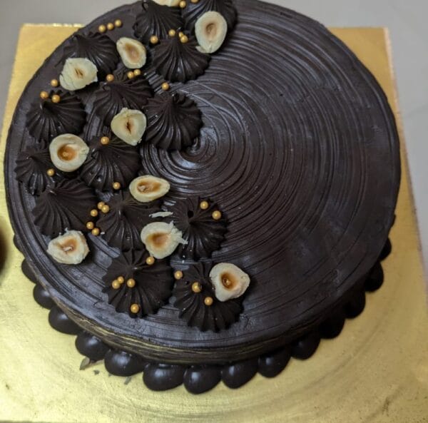 Hazelnut Truffle Cake - A Decadent Chocolate and Nutty Delight