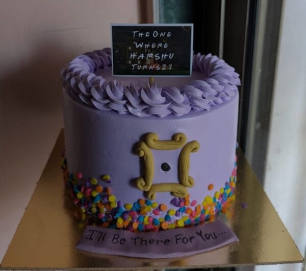 F.R.I.E.N.D.S Theme Dutch Truffle Cake - A Treat for Fans and Celebrations